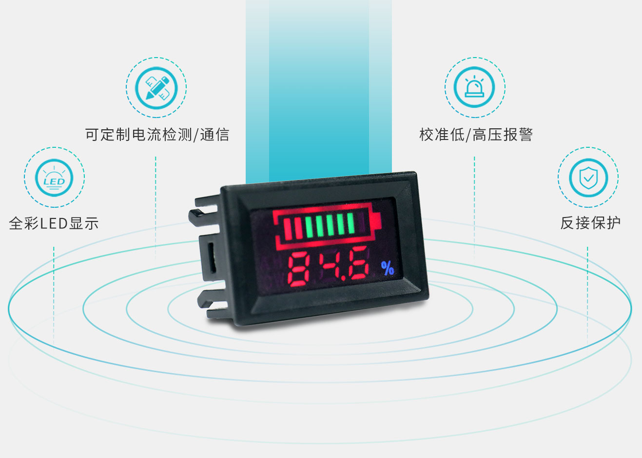 电量显示器功能特点